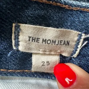 The Momjean in Downey Wash Size 25 Mom Jean Rigid Denim High Rise thumbnail 8