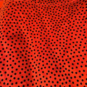 Nike Red and Black‎ Dotted Half-Zip Top. Nike pro dri fit. thumbnail 3