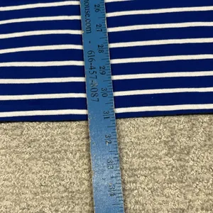 Polo Ralph Lauren Tee Shirt Dress Womens Medium Striped Blue White Nautical thumbnail 8