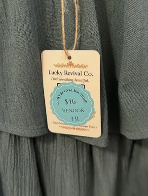 Zenana Sage Green Off Shoulder Maxi Dress – Ruffle Detail thumbnail 2