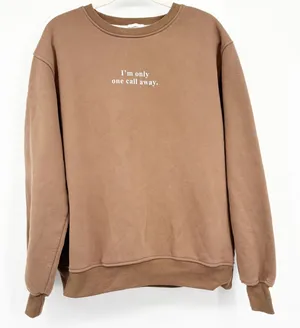 The Happy Camp3r Unisex Brown Suicide Prevention Awareness Sweatshirt Size‎ M thumbnail 1