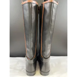 Anne Klein Cybele Women's Black Leather Shoes/Boots Size 8M SKU 5622 thumbnail 4