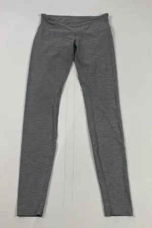 Lululemon Pants Womens 6 Gray Full Length Leggings‎ Yoga Gym Athletic Pilling thumbnail 1
