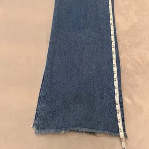 PacSun Women Jeans Blue Denim Size 25 Color Block High Waist Cropped thumbnail 6