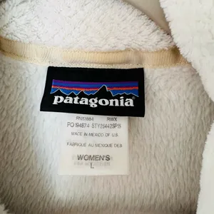 Patagonia Re-Tool Snap-T Fleece Polartec Pullover Cream White Size Large thumbnail 9