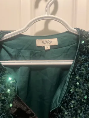 Avara Sequin sweater Green Size M thumbnail 3