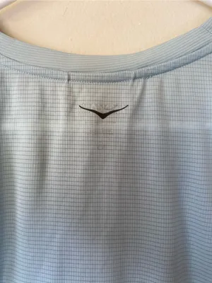 HOKA Women’s Performance Short Sleeve Top T-Shirt Light Blue Sz XL thumbnail 12
