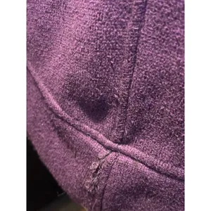 Avalanche Womens Purple Full Zip Fleece Jacket Funnel Neck Sweater Knit Size M thumbnail 5