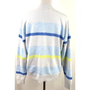 Elizabeth And James  Pullover Striped Sweater Size Small thumbnail 4