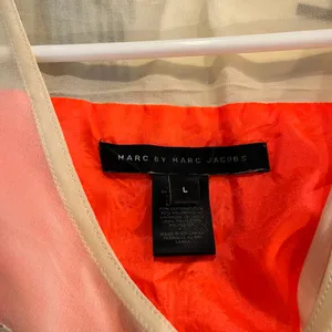 Marc Jacobs Silk Lace Tank Top Sleeveless Blouse Y2K Indie Soft Girl Layering LG thumbnail 6