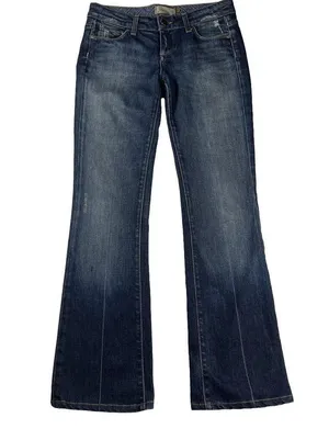 Paige Premium Denim Laurel Canyon Low Rise Bootcut Medium-Dark Jeans Size 26 thumbnail 2