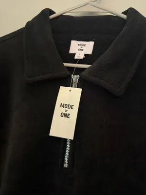 Mode of One Quarter Zip Jacket Black Size L thumbnail 2
