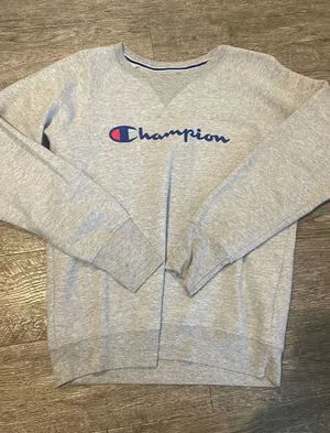 Champion Gray Crewneck thumbnail 1