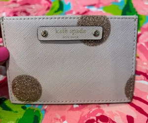 Kate Spade Pink Card Wallet thumbnail 1