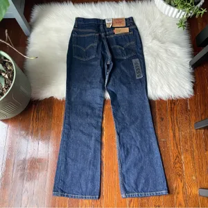 Vintage Levi’s Dark Wash Boot Cut Slim Fit 1999 NWT thumbnail 6