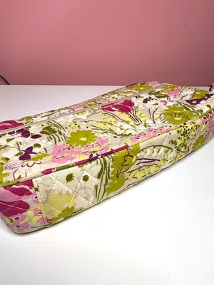 Vera Bradley Knot Just a Clutch Shoulder Bag in Make Me Blush Pattern thumbnail 9