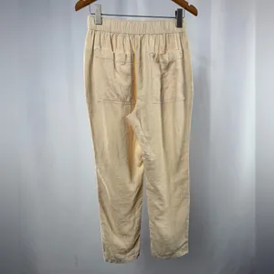 Anthropologie x Pilcro Linen‎ Drawstring Pants in Cream Size Extra Small thumbnail 5