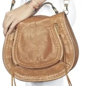 Rebecca Minkoff | Vanity Saddle Bag Almond Leather C9‎ thumbnail 2