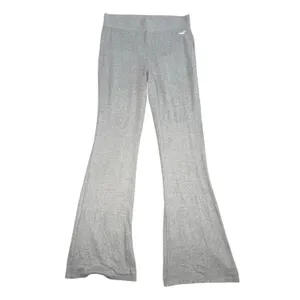 Hollister Flare Yoga Pants Womens Small Short Gray Heathered Stretch Lounge thumbnail 6