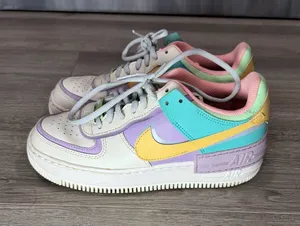 Nike Air Force 1 Shadow Pale Ivory Blue Size 7 thumbnail 1