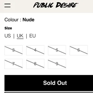 NIB Public Desire Clear Block Barely There 2.5” Heels UK 3/US 5 thumbnail 14