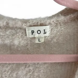 POL Relaxed Fit Multicolor Stripe Mohair Button Up Cardigan Size L Boho Sweater thumbnail 8