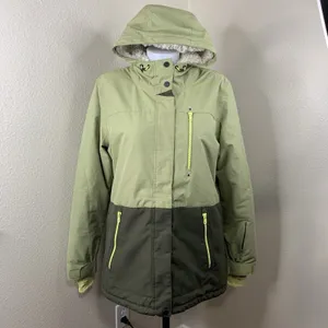 Boulder Gear Women’s Sz L Green Ski Snow Coat Jacket Full Zip Pockets Hooded thumbnail 2