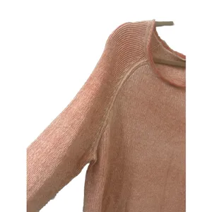 Free People Lenox Rib Knit Tunic Sweater/ Dress in Carrot Cake Size SP Oversized thumbnail 3