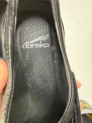 Dansko Franny Women's‎ Size 39 9US Black Leather Comfort Shoes Loafers thumbnail 2