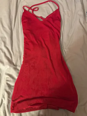 Blue Blush Red mini/midi dress thumbnail 1