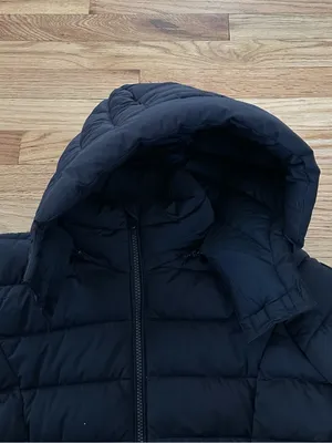 Save The Duck Women’s Long Puffer Coat Black S Plumtech thumbnail 5
