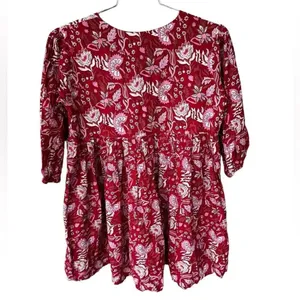 Grace Holiday Sully Dress Red Floral XS thumbnail 3