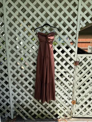 12th tribe strapless maxi dress thumbnail 2