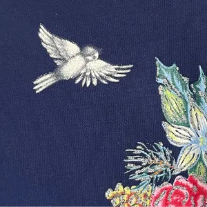 Vintage Nutcracker Brand‎ Christmas Wreath Peace Dove Crewneck Size Medium thumbnail 5