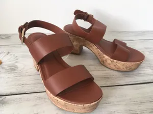 Corky Heels, Size 7 Brown thumbnail 3