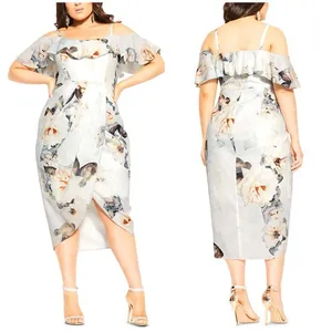 NWT City Chic English Garden Maxi Dress M/18 Romantic Feminine Soft Glam Garden‎ thumbnail 2
