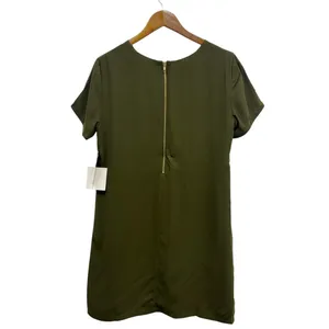 Lulus Shift and Shout Olive Green Shift Dress size Medium NWT thumbnail 5