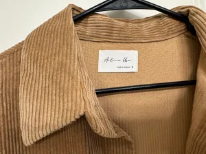 Cropped Corduroy Shacket   thumbnail 2