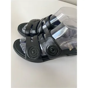 Dansko Dixie Hook and Loop Strap Sequin Swirl Comfort Sandals Black Size 38 thumbnail 4