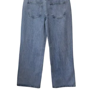 NEW‎ Edikted Wide Leg Light Blue Jeans Capsule Grunge Skater Comfort M thumbnail 7