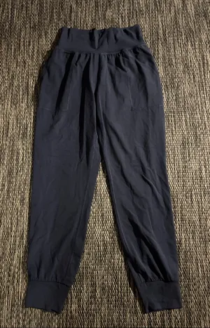 Athleta Salutation Jogger High Rise Lightweight Soft Navy Blue Size Small thumbnail 1