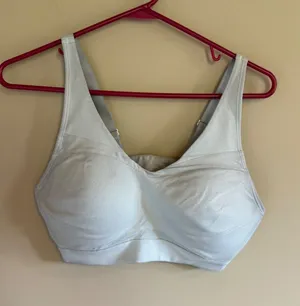Under Armour HeatGear High Impact Sports Bra Gray Adjustable Straps‎ Womens MD thumbnail 1