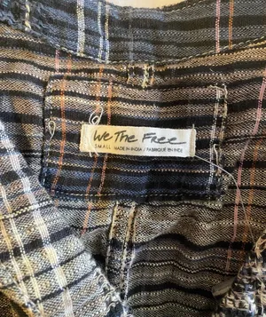 Free People Flannel Top thumbnail 5