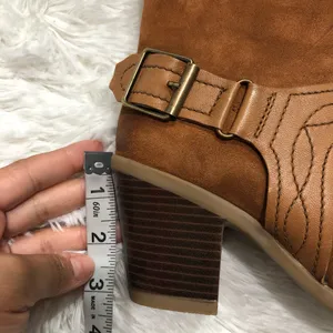 Earth Leather Suede Ankle Boot Lina Arlington Cowgirl Size 8‎ Western Boho thumbnail 8