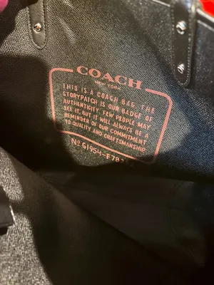 Coach Reversible City Tote in Signature Canvas with a Tulip print thumbnail 4