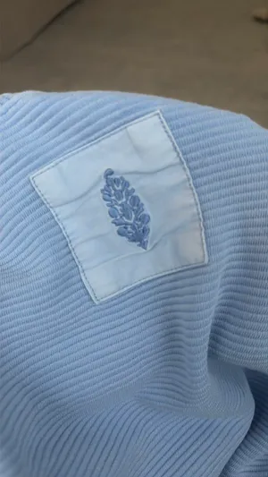 free people blue sweatshirt thumbnail 5