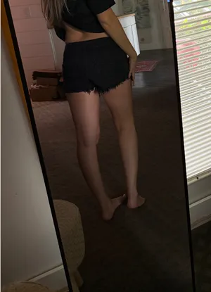 American Eagle Outfitters Black Denim Cutoff Shorts thumbnail 2