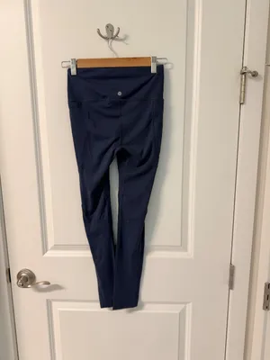 DSG Navy High Rise Pocket Leggings Athletic Workout Pants XS thumbnail 6