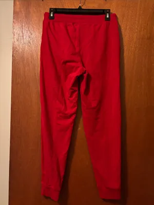 Ambiance Women's Red Track Jogger Pants thumbnail 2