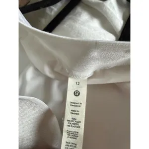 Lululemon White Tie-Dye Athletic Skort with Inner Shorts thumbnail 5
